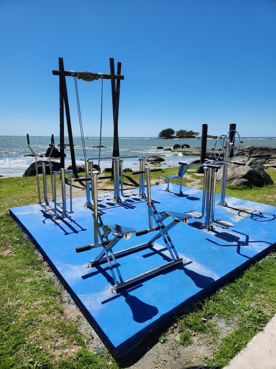 Mais esporte e lazer na Praia do Grant