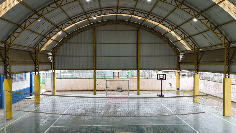 Projeto Social revitaliza espaço esportivo em escola pública de Barra Velha SC